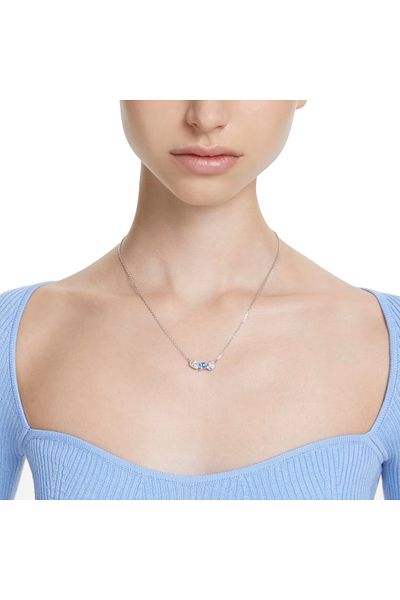 Swarovski Mesmera Silberfarbene Anhänger 5668276 (Länge: 38.00 - 45.00 CM)