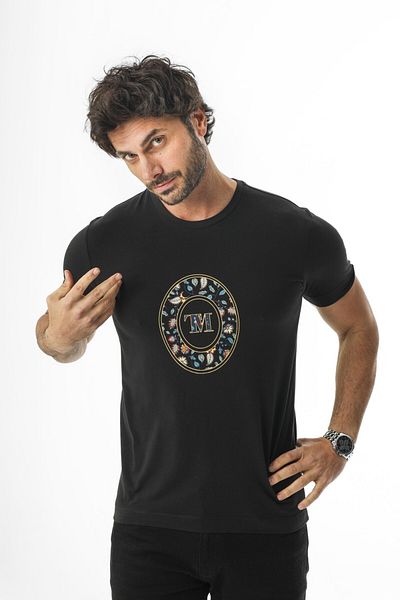 Tony Montana Ανδρικό μπλουζάκι με στάμπα Crew Neck-MSL-2263