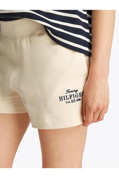 Tommy Hilfiger Kadın REG HILFIGER SWEATSHORT Şort