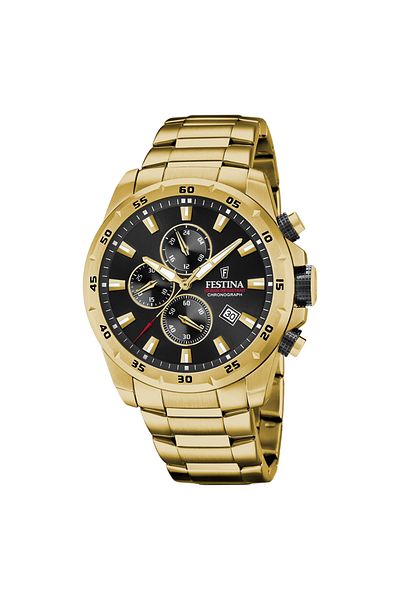 FESTİNA Festina Chrono Sport Herren Uhr Gold F20541-4