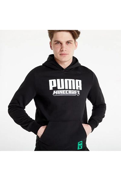Puma Hanorac PUMA x MINECRAFT, model PUMA, negru