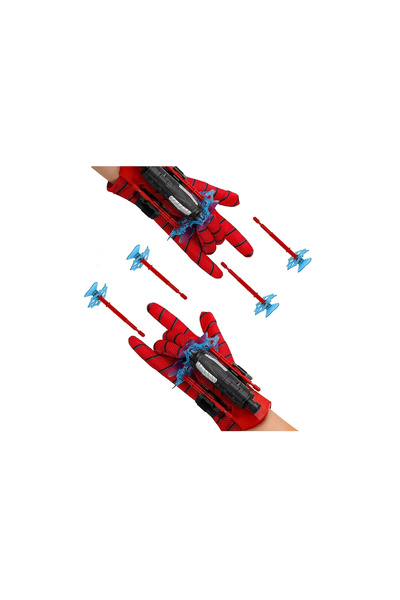 KidMania Set doua manusi lansator Spiderman cu ventuze KidMania® pentru copii