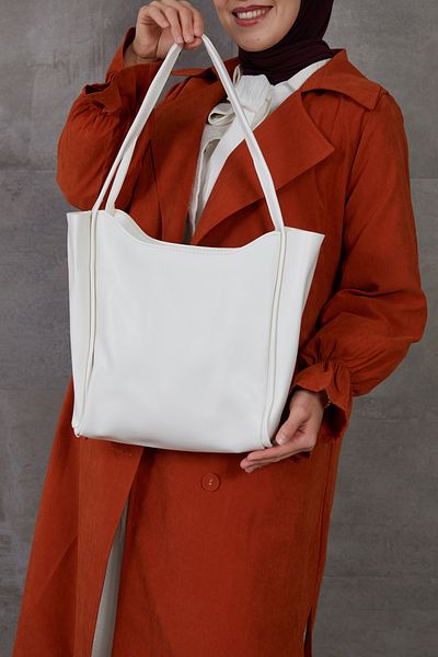 DPARİS Shoulder Bag - Ecru - Plain