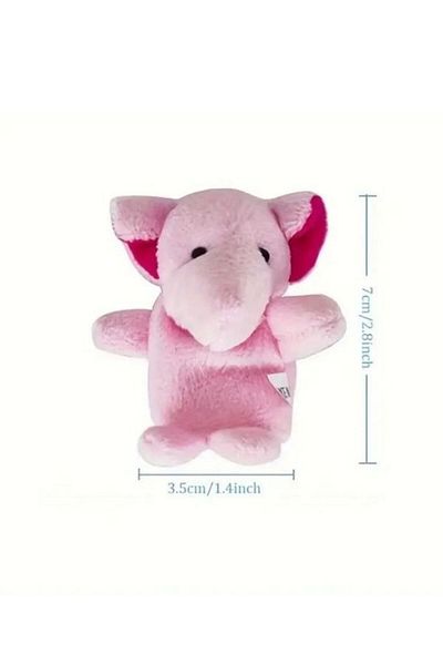 Nilemce 10 Mini Plush Animal Hand Puppet Set