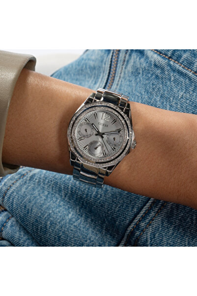 Guess Bryant Damen Uhr Silber Gw0685l1