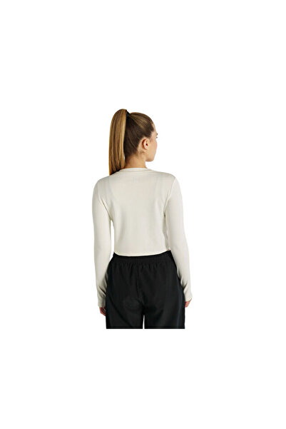 hummel Dolby Crop T-Shirt Γυναικείο Casual Crop Top 912085-9157 Μπεζ
