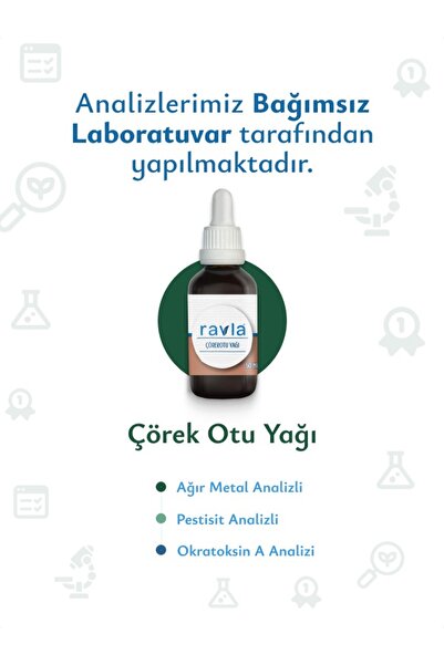 Ravla 2'li Ürün - Udim Kostus Yağı - 50ml / Çörekotu Yağı 50ml