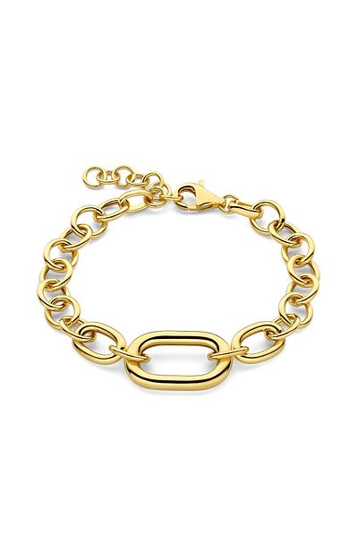 1'ASLAN Parte Di Me Bibbiena Gionna Acadia 925 Sterling Silber Vergoldete Link Armbänder Pdm32138