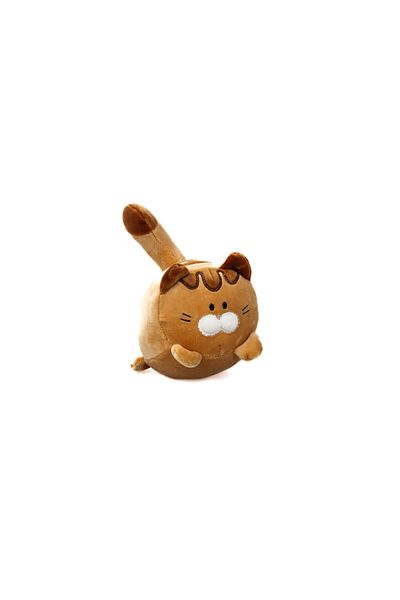 BESTOYARD Brown Cat Plush Toy, Bestoy, 12 Cm