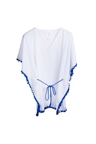 ANEMOSS Pompom Beach Dress