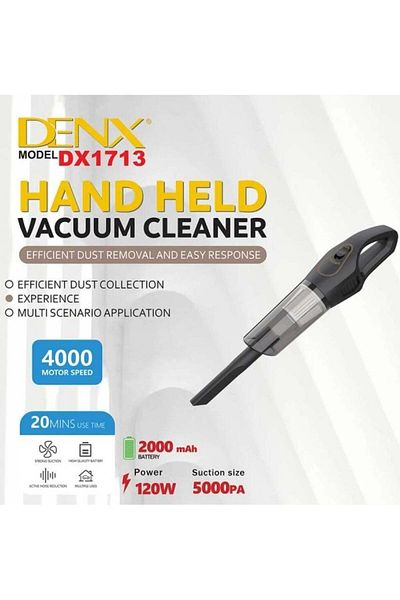 Denx DX1713 - مكنسة كهربائية يدوية