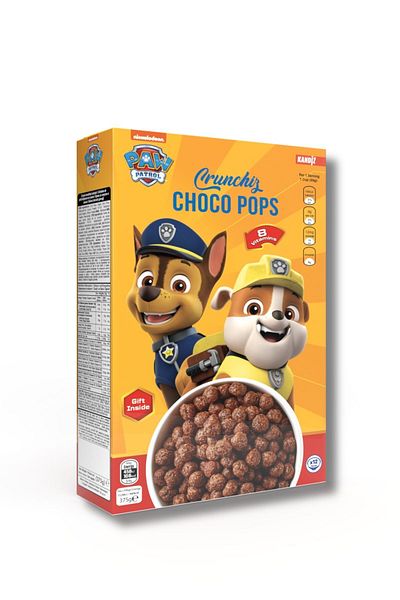 KANDİZ Paw Patrol Crunchiz Choco Pops 375g