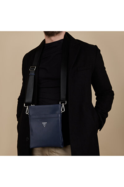 Guess Certosa Herren Umhängetasche Blau Hmecsa-p3199-blu