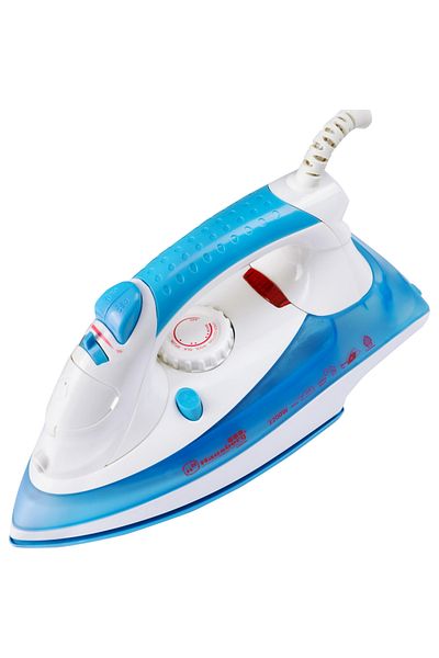 Hausberg Iron Hb-7805bl, 2300w, 165ml, Ceramic, Jet 12g/min, Vertical 25g/min, Anti-drip, White