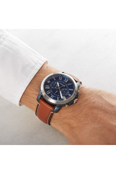 Fossil Grant Herren Uhr Braun Fs5151
