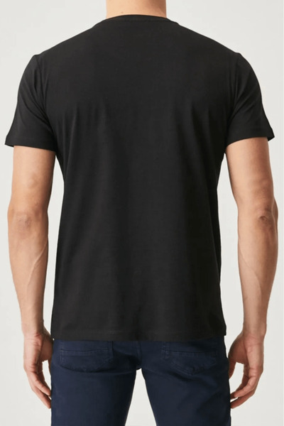 CNT Ανδρικό μπλουζάκι με λαιμόκοψη με λεπτή εφαρμογή - κοντό μανίκι