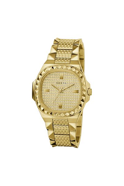 Guess Damen Uhr Gold Gw0601l1