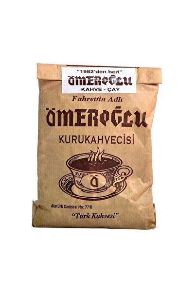 Ömeroğlu Ömeroğlu 600 جرام قهوة تركية متوسطة التحميص مطحونة ناعماً - قهوة جافة