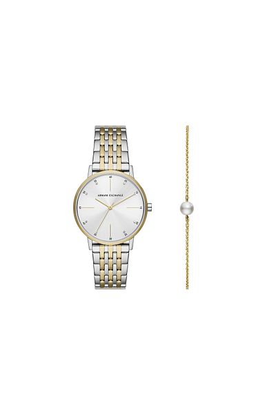 Armani Exchange Damen Geschenkset Gold/silber Ax7156set