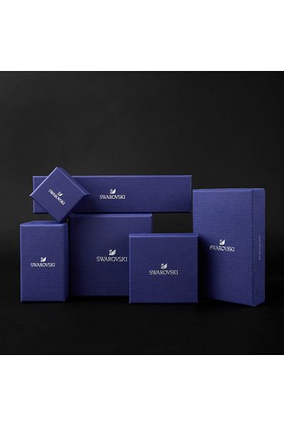 Swarovski Constella Silberfarbene Ohrknöpfe 5636269