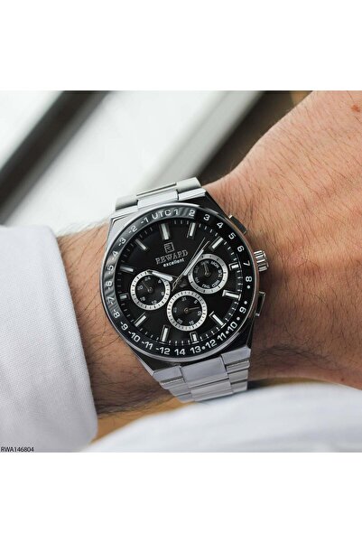 Reward Excellent Rwa146804 Silver Color Stainless Steel Men Wrist Watch