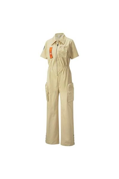Puma Puma TYE JUMPSUIT Pebble women's jumpsuit beige
