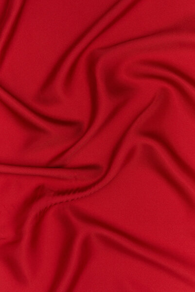 Vakko KIRMIZI JAKARLI FASONE EŞARP