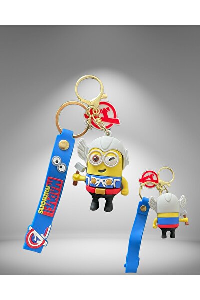 UMA Kids سلسلة مفاتيح وحقيبة من السيليكون ثلاثية الأبعاد، ملونة وممتعة