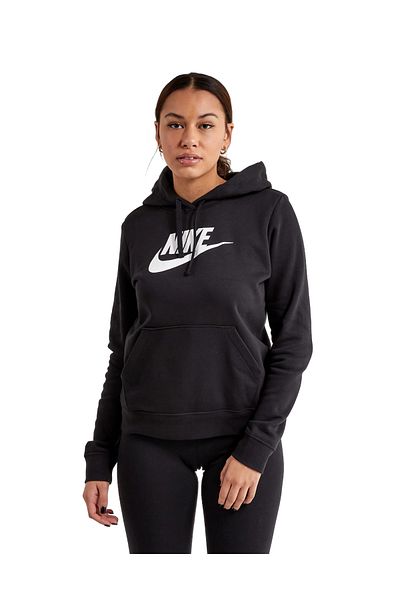 Nike Hanorac de damă W NSW CLUB FLC GX STD PO HDY negru