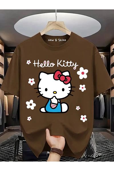 New Shine Μπλουζάκι με στάμπα Hello Kitty