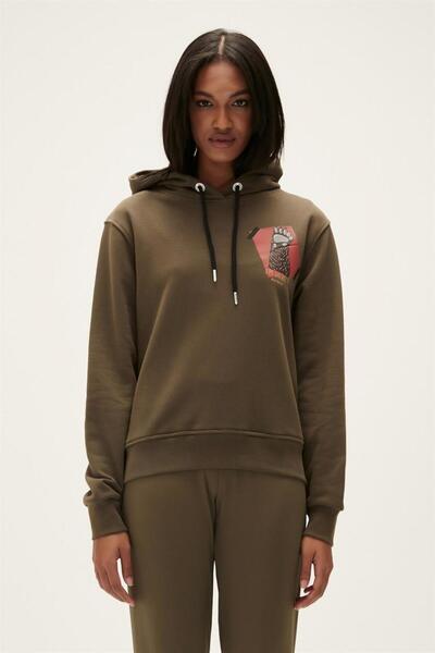 Bad Bear 22.04.12.005-C70 Here Women's Sweatshirt Khaki