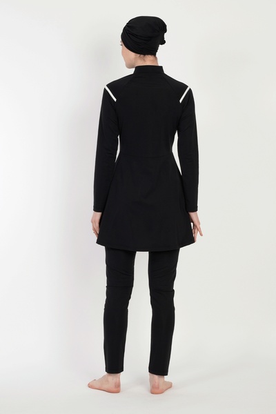 InStyle Black Hijab Swimsuit - 6016 Model