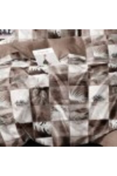 Pucioasa Διπλά κλινοσκεπάσματα, μπεζ-καφέ καρό σχέδιο