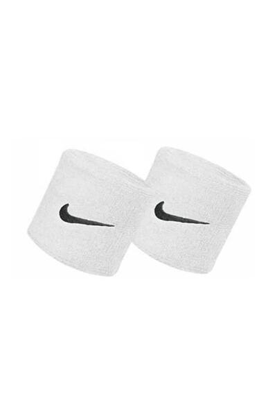 Nike N.NN.04.101.OS Swoosh Wristbands 2 Pk Unisex Bilekliği Beyaz
