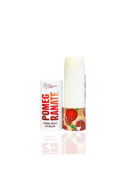 THE CAMEL SOAP Pomegranate Lip Balm With Camel Milk - The Camel Soap Factory
