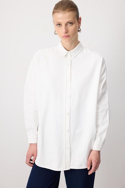 Touché Privé 100% Cotton Oversize Basic Shirt