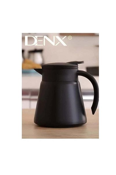 Denx طقم إبريق قهوة مع كوبين - تصميم أنيق ومتين للمنزل والمكتب