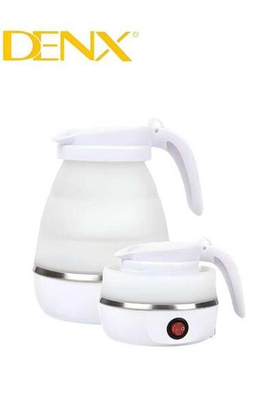 Denx Foldable kettle, Portable Foldable Electric Kettle for Travel Food Grade Silicone Electric Water