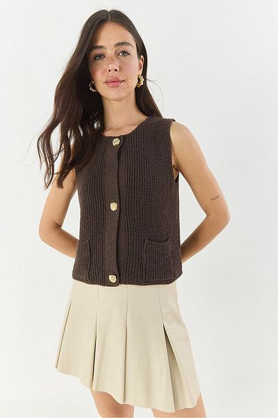 Bianco Lucci Vest - Basic