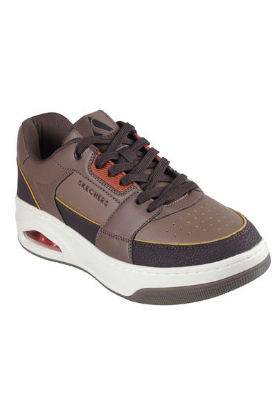 SKECHERS UNO COURT LOW-POST men's sneakers brown
