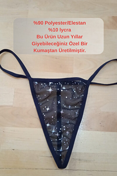 Anastasia Underwear String Tanga Külot Tül ve Mikro Kumaştan Tasarlanmış Şık Model