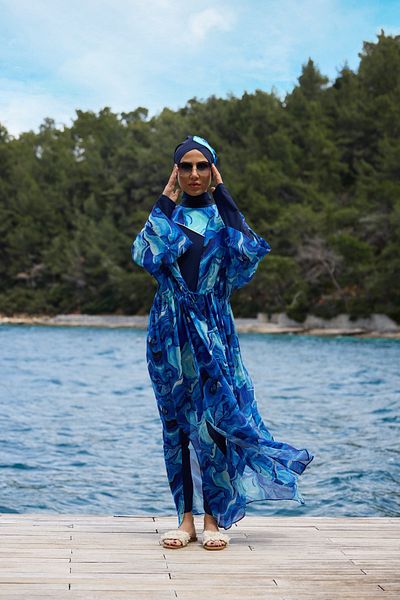 NS TASARIM MAYO Yakamoz Model Design Hijab Pareo