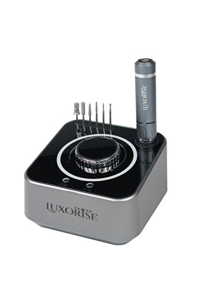 LUXORISE Pilă de unghii NeoTurbo PRO 40.000 RPM - LUXORISE, Argintiu-titaniu