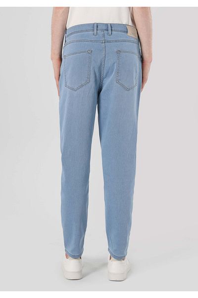 Colin's Straight Fit Mid Waist Straight Leg Men's Blue Trousers