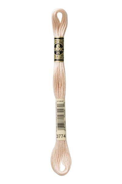 Dmc Muline Hand Embroidery Threads - 8 M - Color No 3774