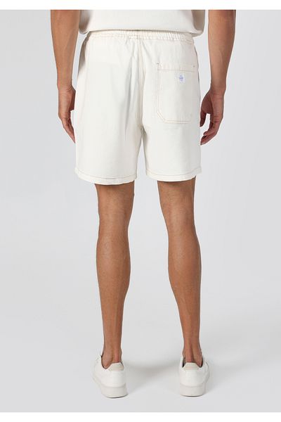 Colin's High Waist White Men's Shorts - Chino Fit