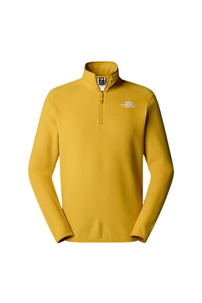THE NORTH FACE M 100 GLAC 1/4 ZIP Men's Fleece Yellow