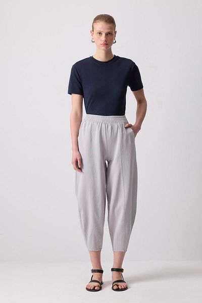 Touché Privé Belt Elastic Carrot Pants