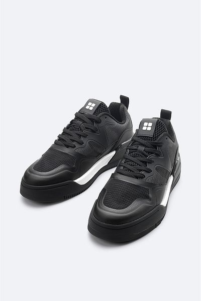 Avva Men's Black Flexible Sole Sneaker Shoes A41Y8028