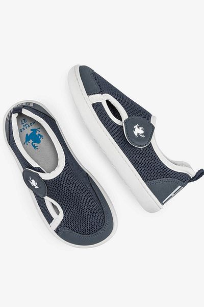HOPFRÖG Pantofi pentru copii albastru bleumarin Mix Barefoot